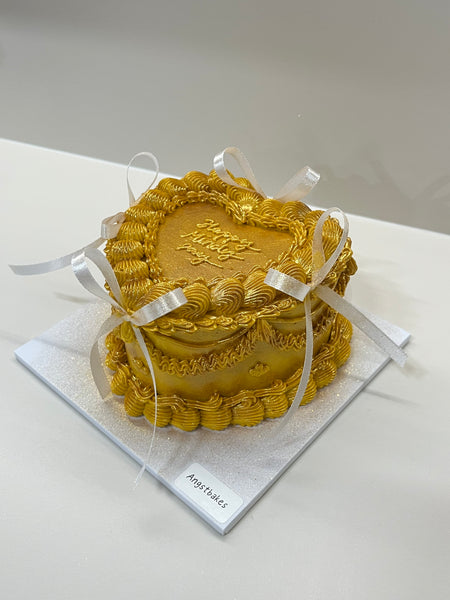 Ribbon Cake 3 - Single Tier