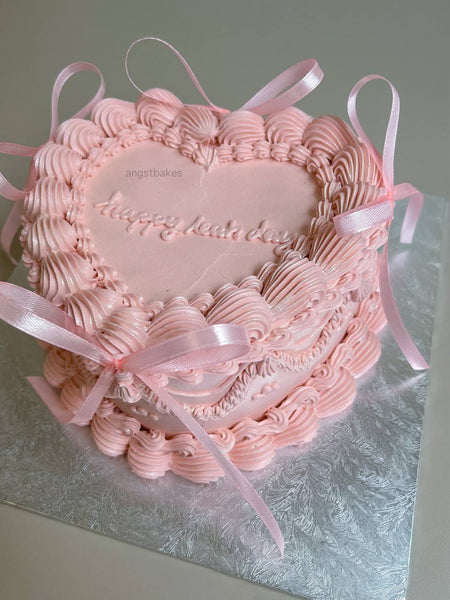 Ribbon Cake 3 - Single Tier