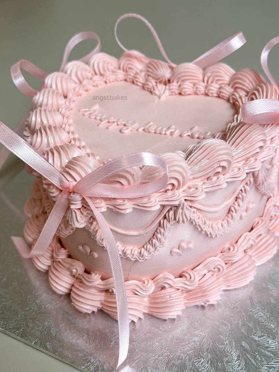 Ribbon Cake 3 - Single Tier