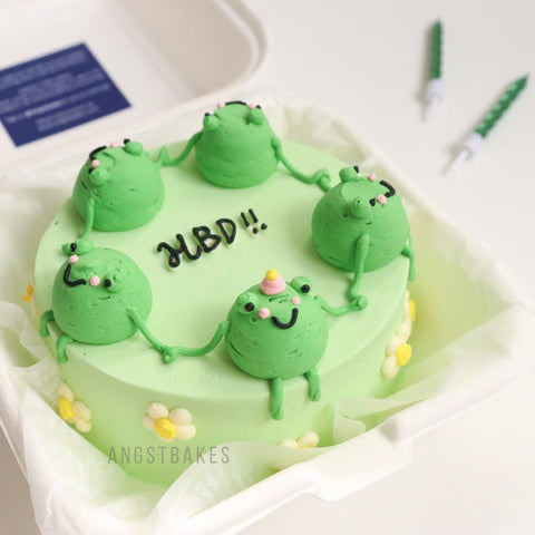3D- 5 Frogs
