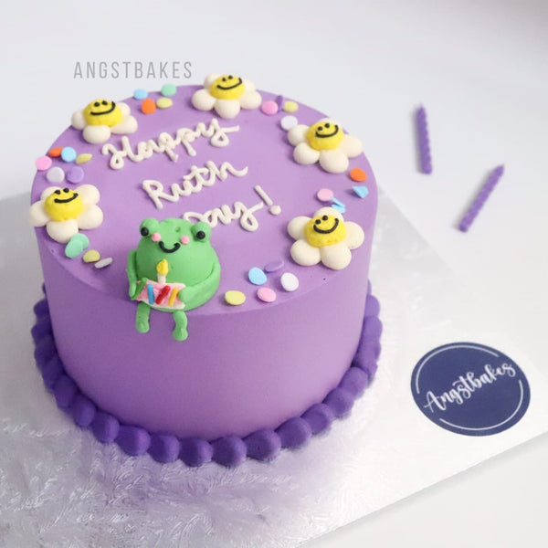Single Tier - Frog with Mini Cake